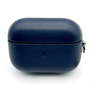 NWT NAVY BLUE Smooth Leather Case for Apple Airpods Pro 2